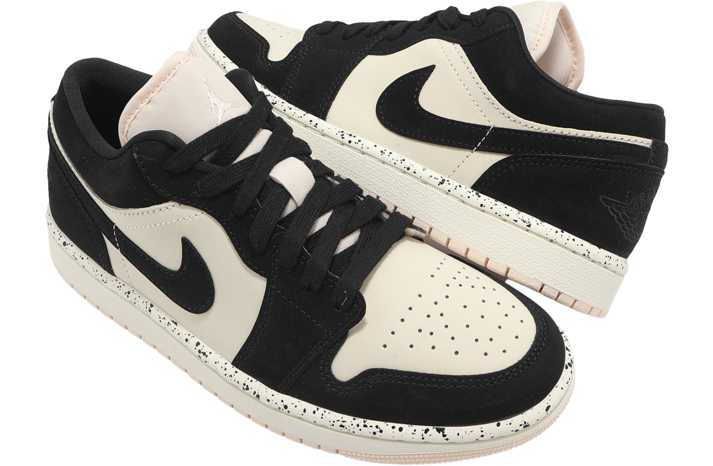 Air Jordan 1 Low Wmns Black / Black Guava Ice Sail
