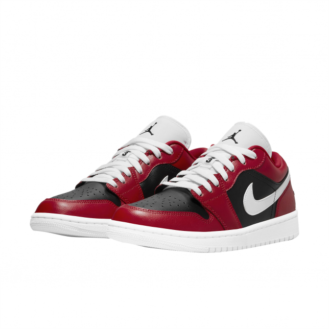 Air Jordan 1 Low WMNS Gym Red White Black