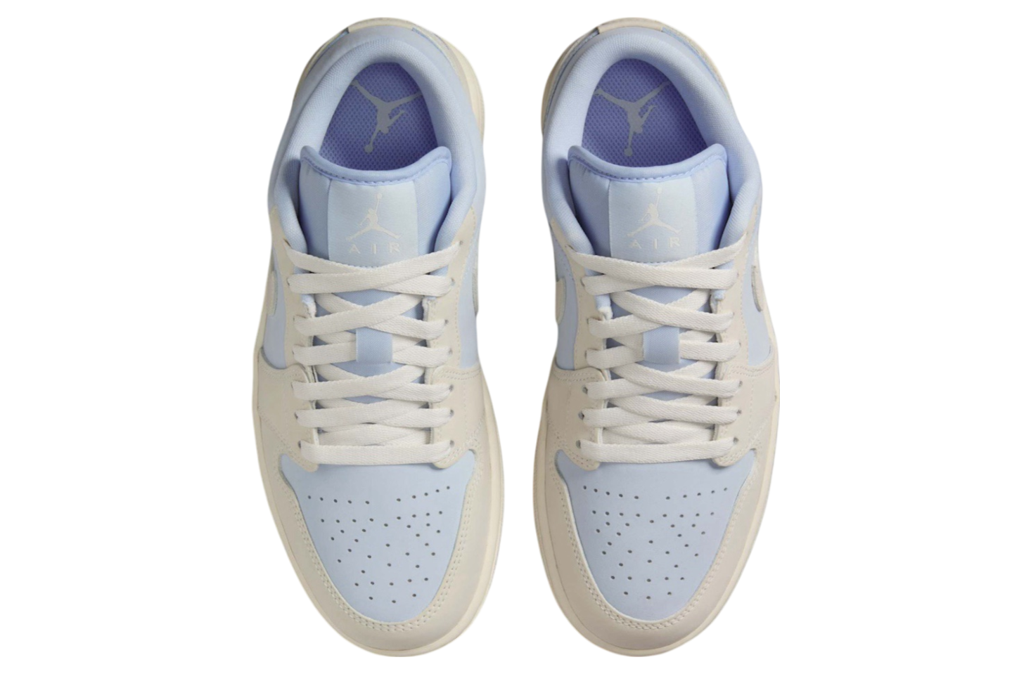 Air Jordan 1 Low WMNS Hydrogen Blue / Cream