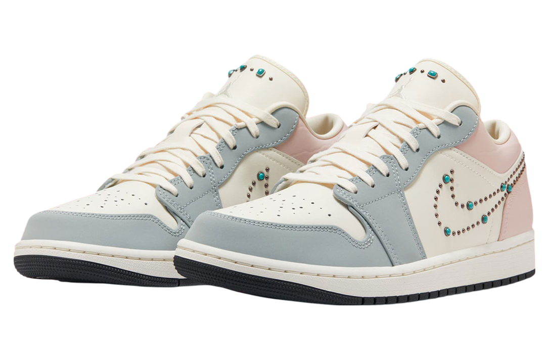 Air Jordan 1 Low Wmns Ivory / Turquoise
