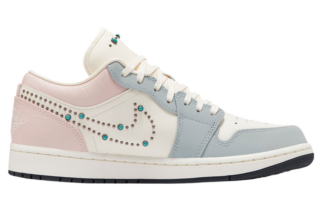 Air Jordan 1 Low Wmns Ivory / Turquoise