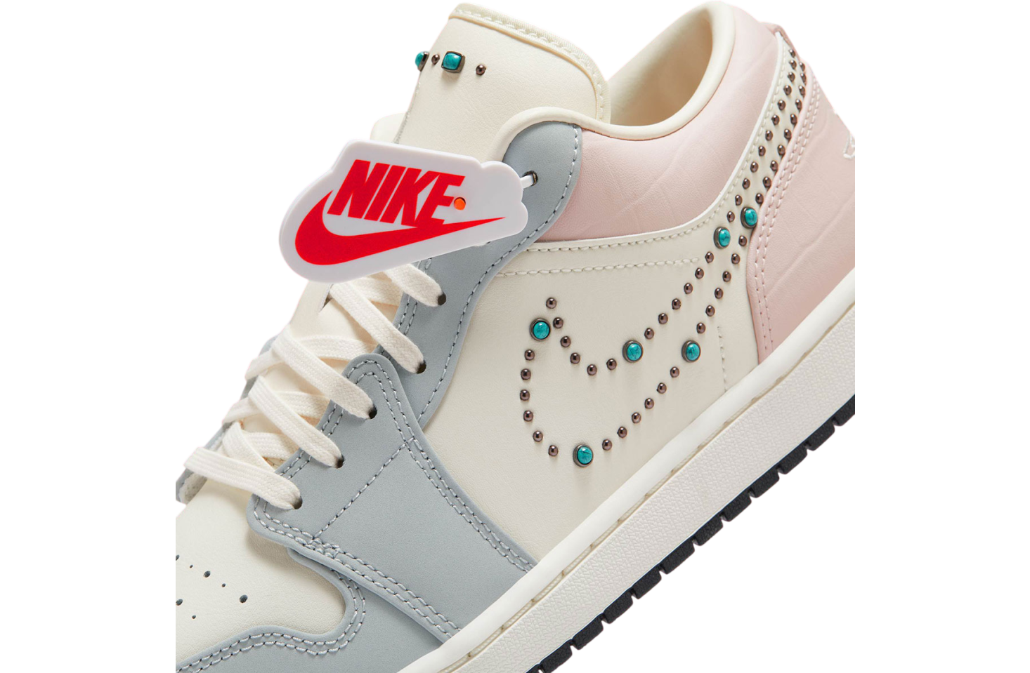 Air Jordan 1 Low Wmns Ivory / Turquoise