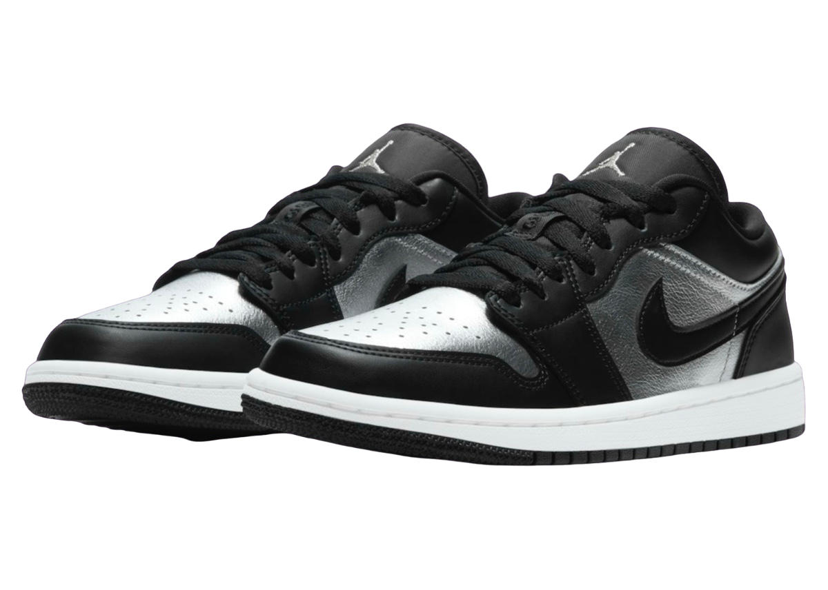 Air Jordan 1 Low WMNS Silver Toe