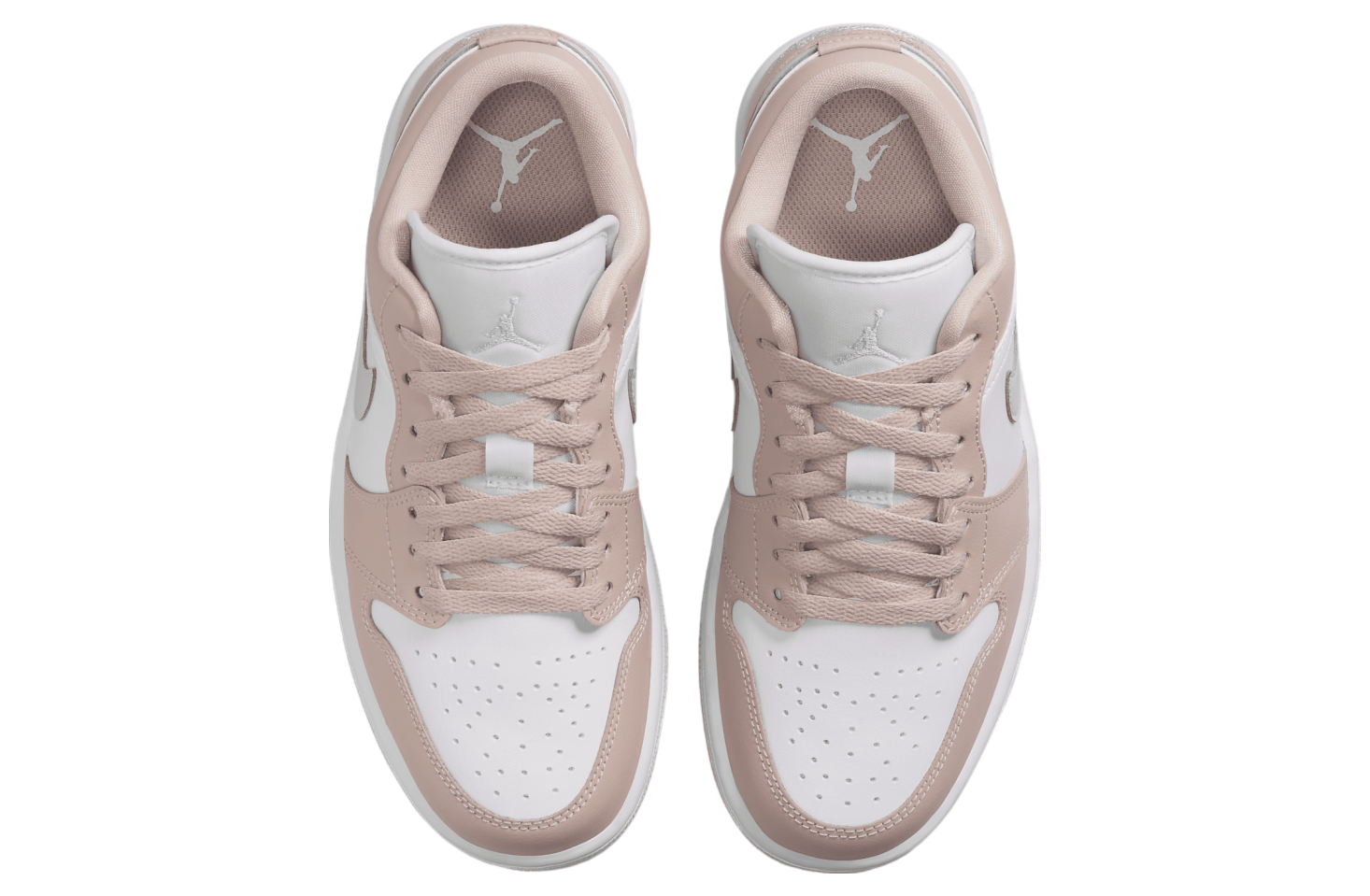 Air Jordan 1 Low WMNS White / Particle Beige