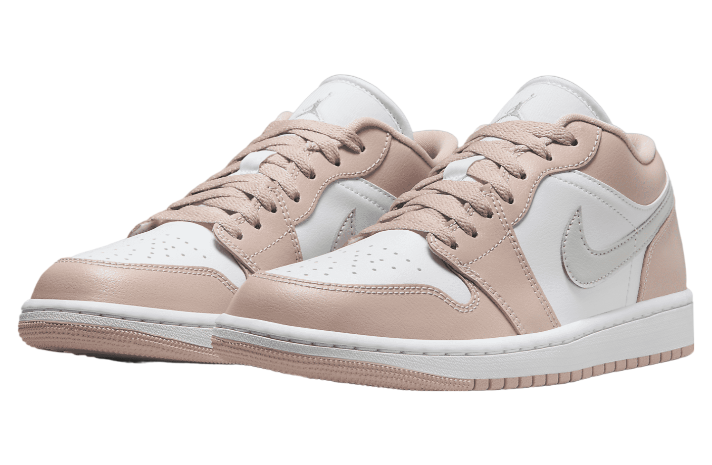 Air Jordan 1 Low WMNS White / Particle Beige