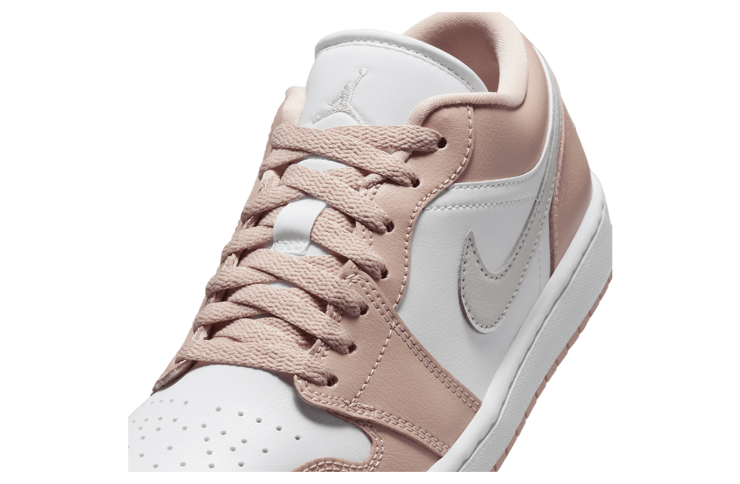 Air Jordan 1 Low WMNS White / Particle Beige