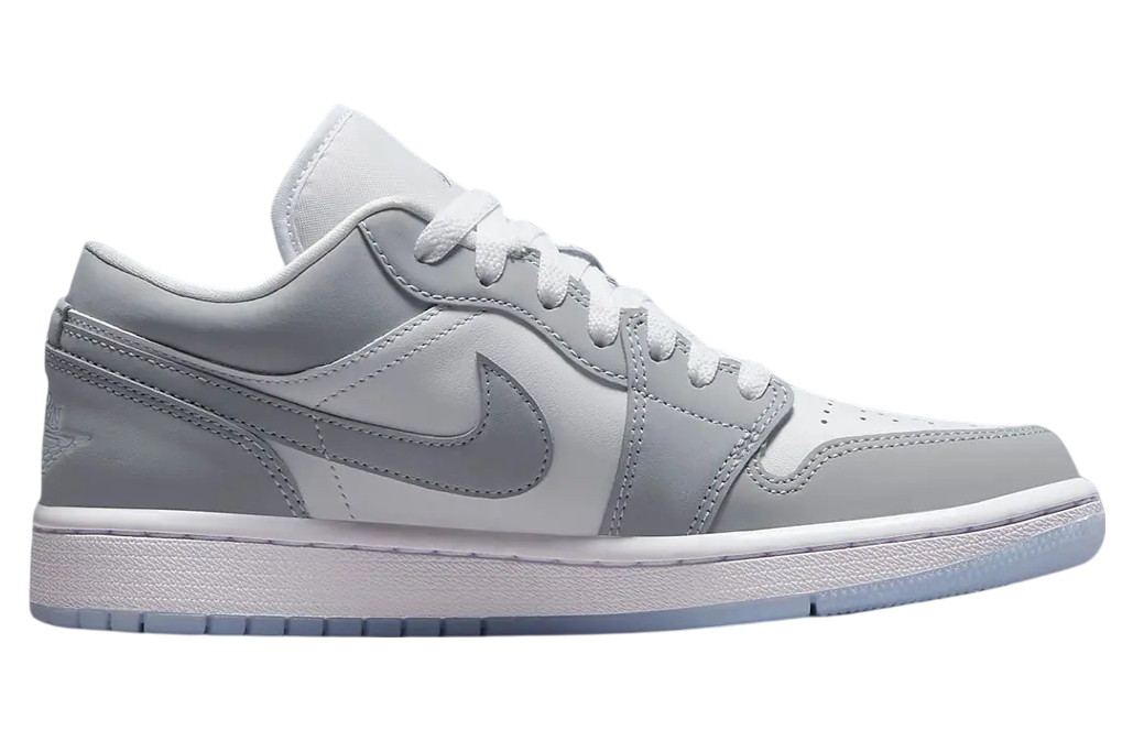 Air Jordan 1 Low WMNS White Wolf Grey Aluminum