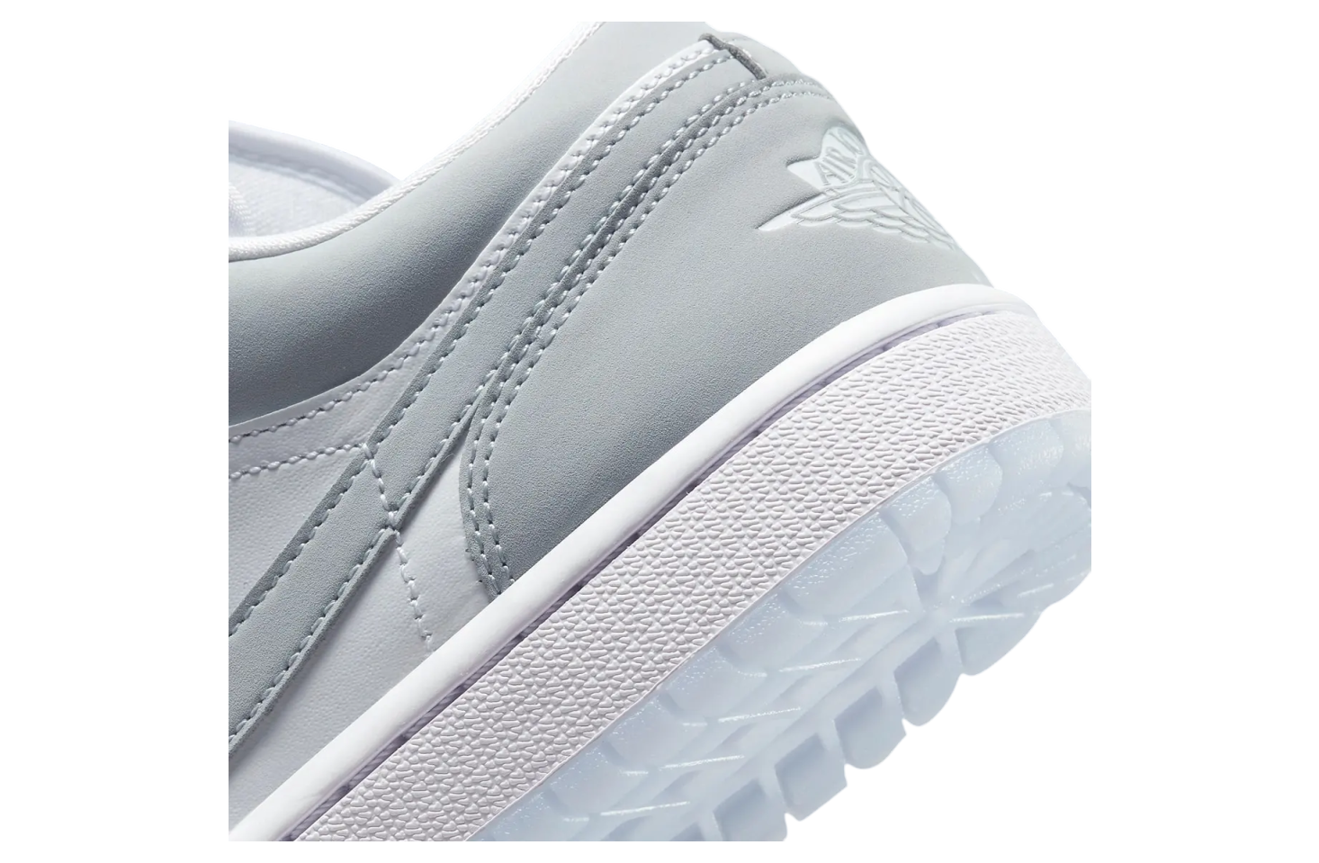 Air Jordan 1 Low WMNS White Wolf Grey Aluminum Jul 2021 DC0774105 KicksOnFire