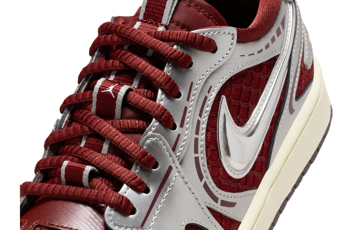 Air Jordan 1 Method Of Make v3 WMNS Dark Team Red / Metallic Silver