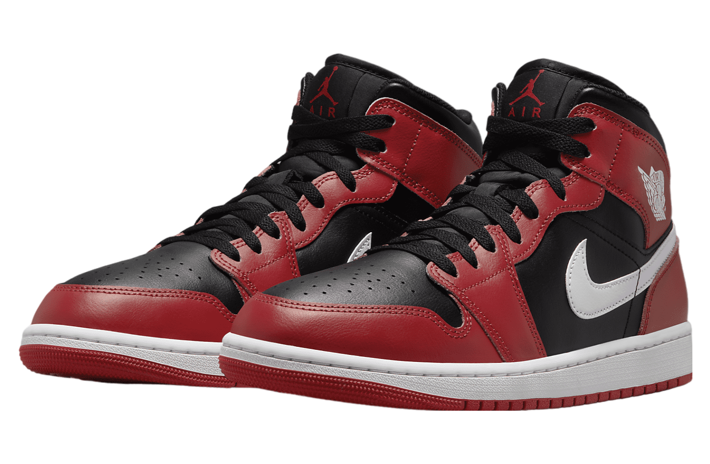 Air Jordan 1 Mid Black / Gym Red