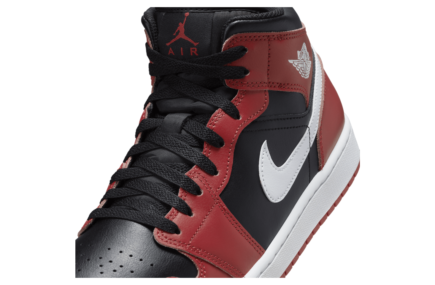 Air Jordan 1 Mid Black / Gym Red