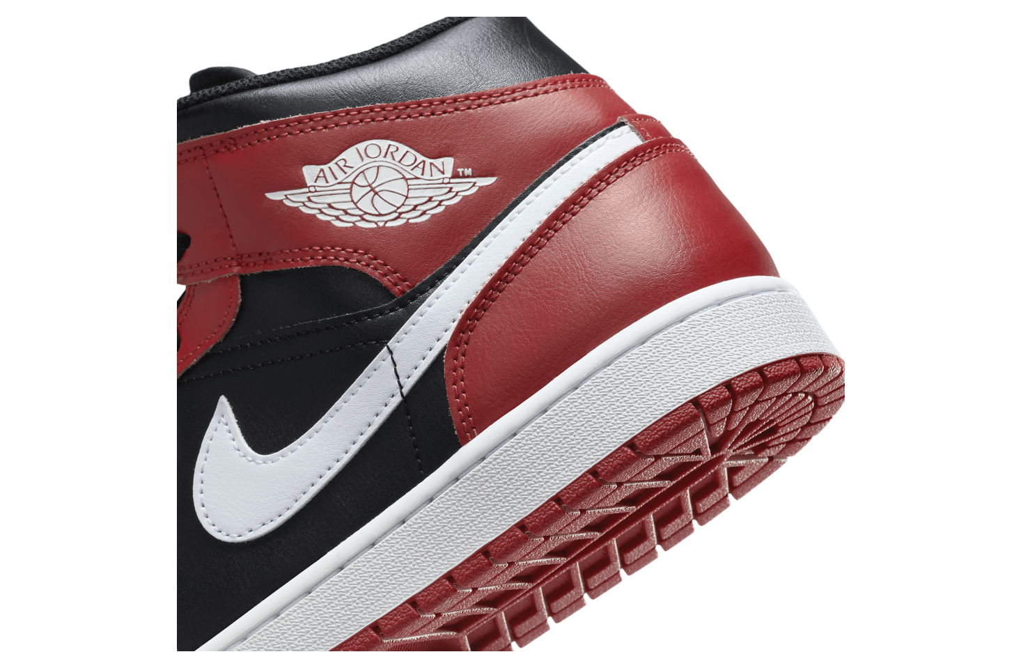 Air Jordan 1 Mid Black / Gym Red