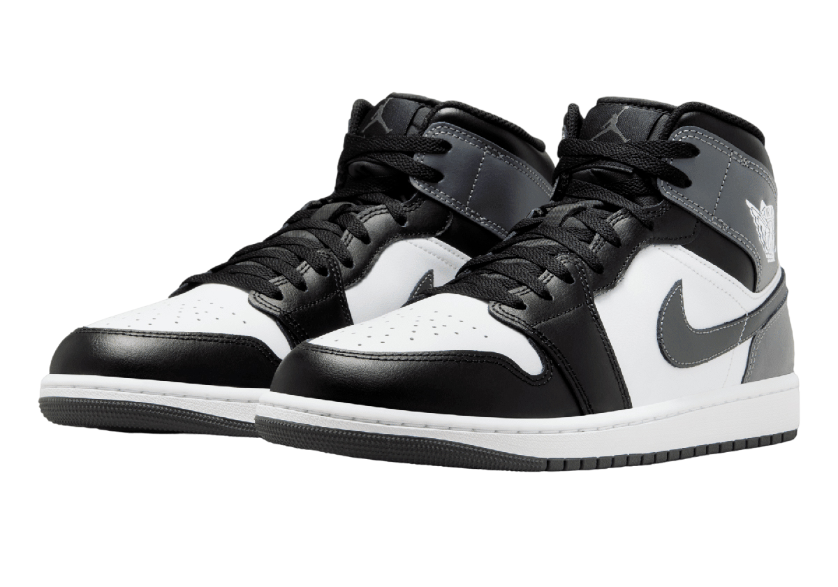 Air Jordan 1 Mid Black Iron Grey