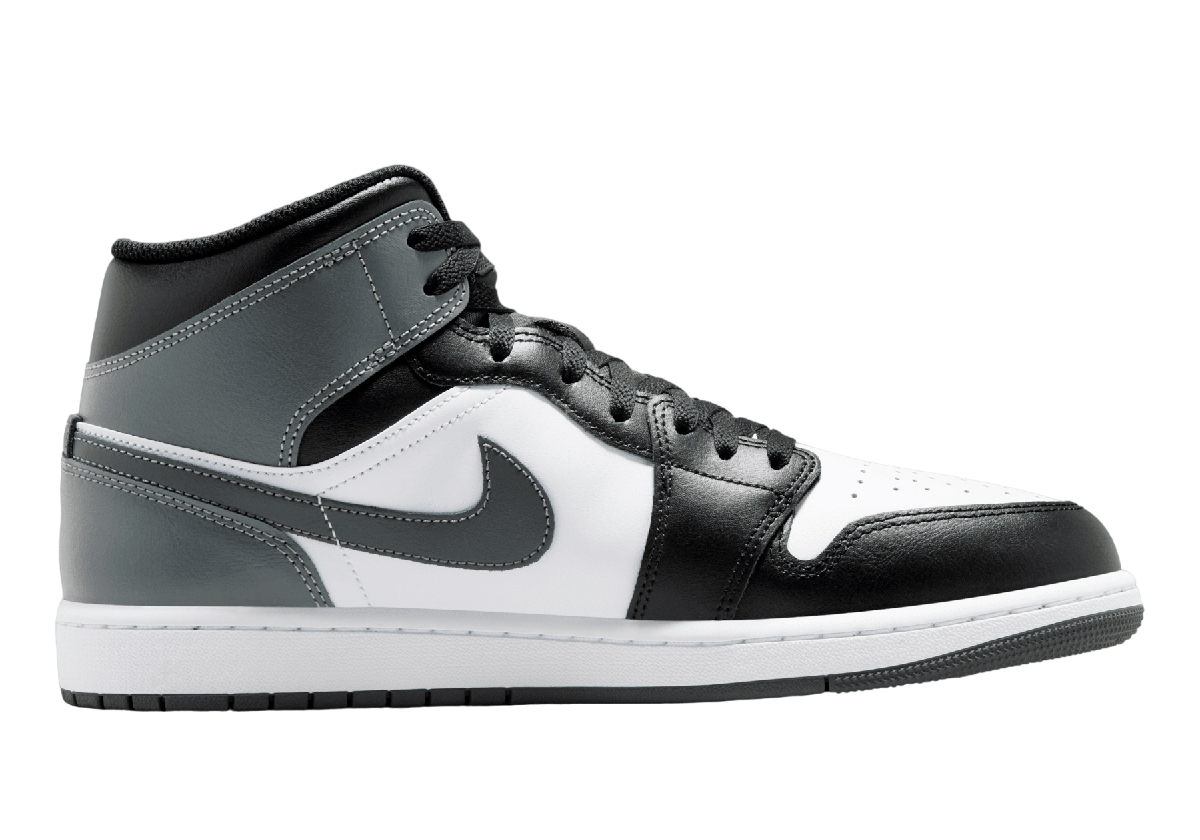 Air Jordan 1 Mid Black Iron Grey