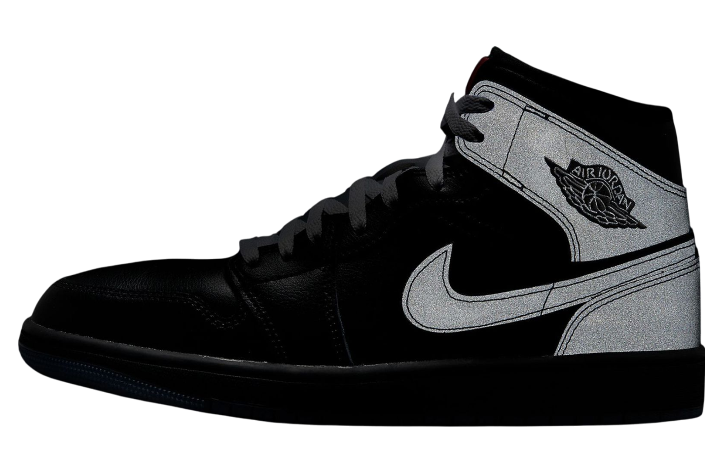 Air Jordan 1 Mid Black Metallic