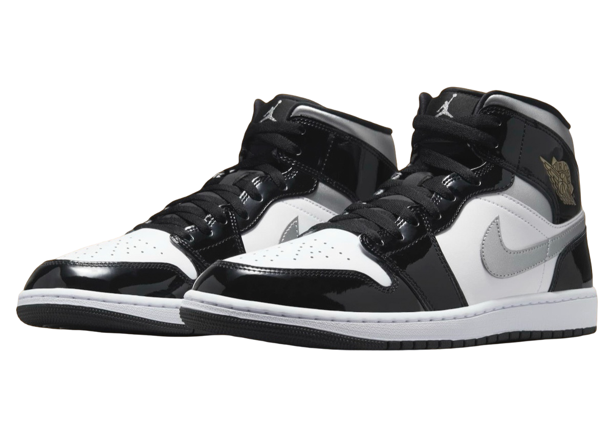 Air Jordan 1 Mid Black Patent