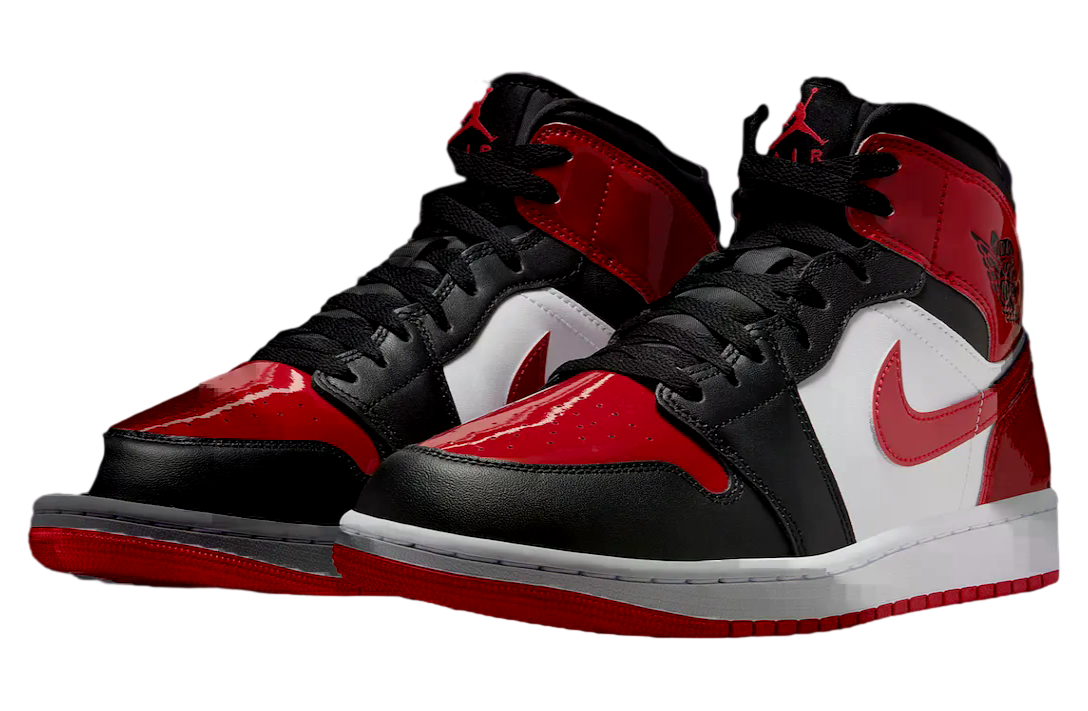 Air Jordan 1 Mid Black / Varsity Red