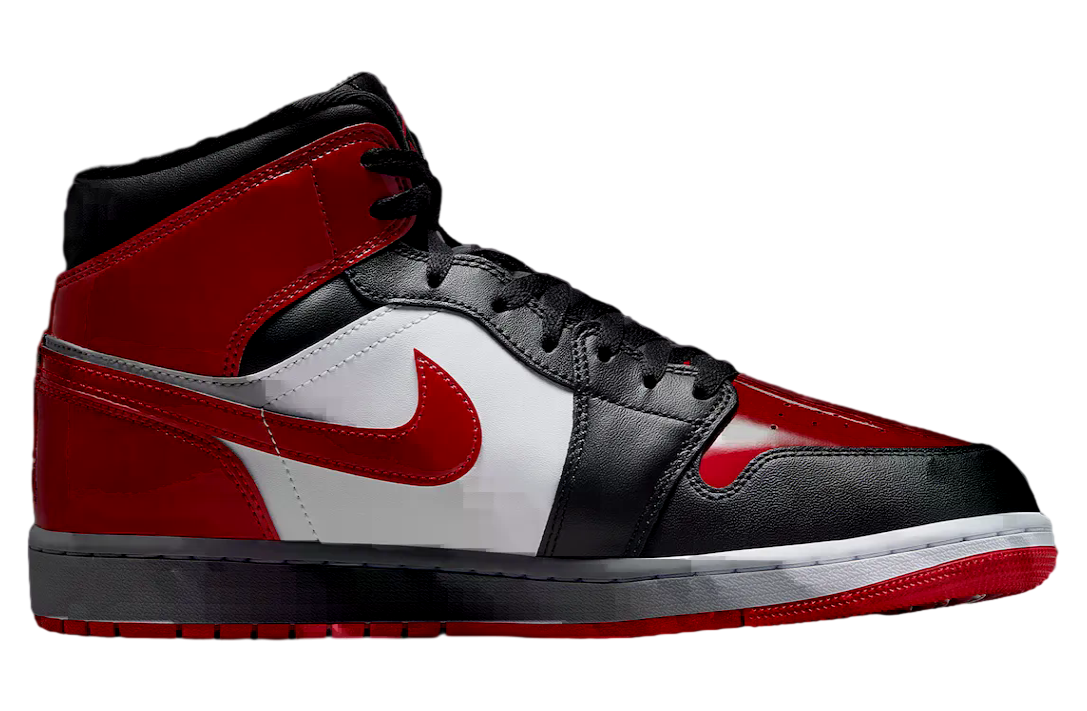 Air Jordan 1 Mid Black / Varsity Red