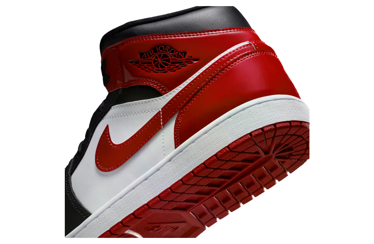 Air Jordan 1 Mid Black / Varsity Red