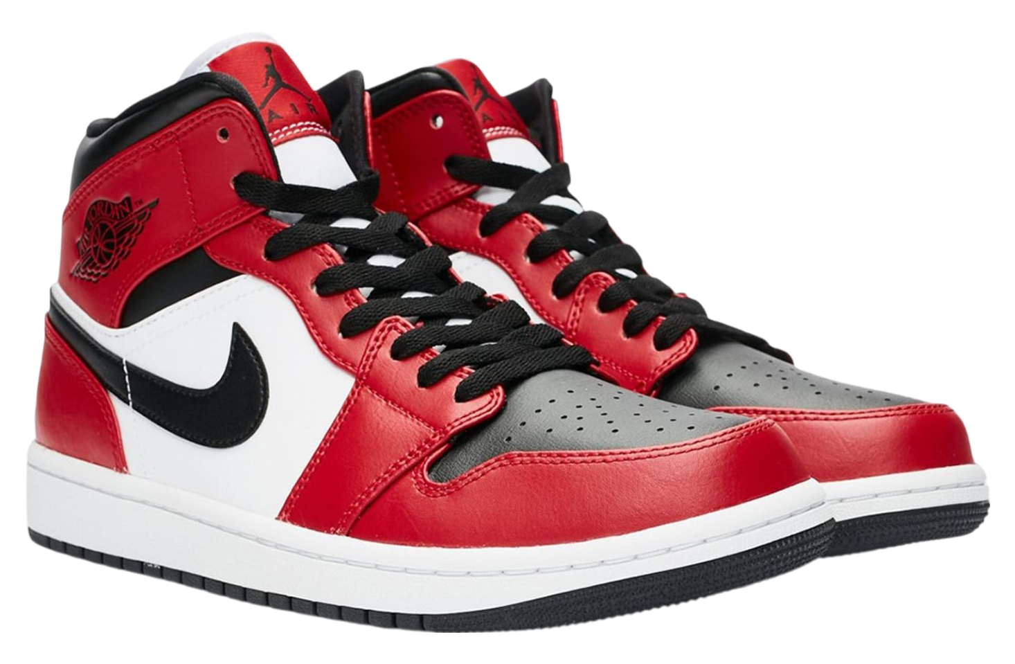 Air Jordan 1 Mid Chicago Toe