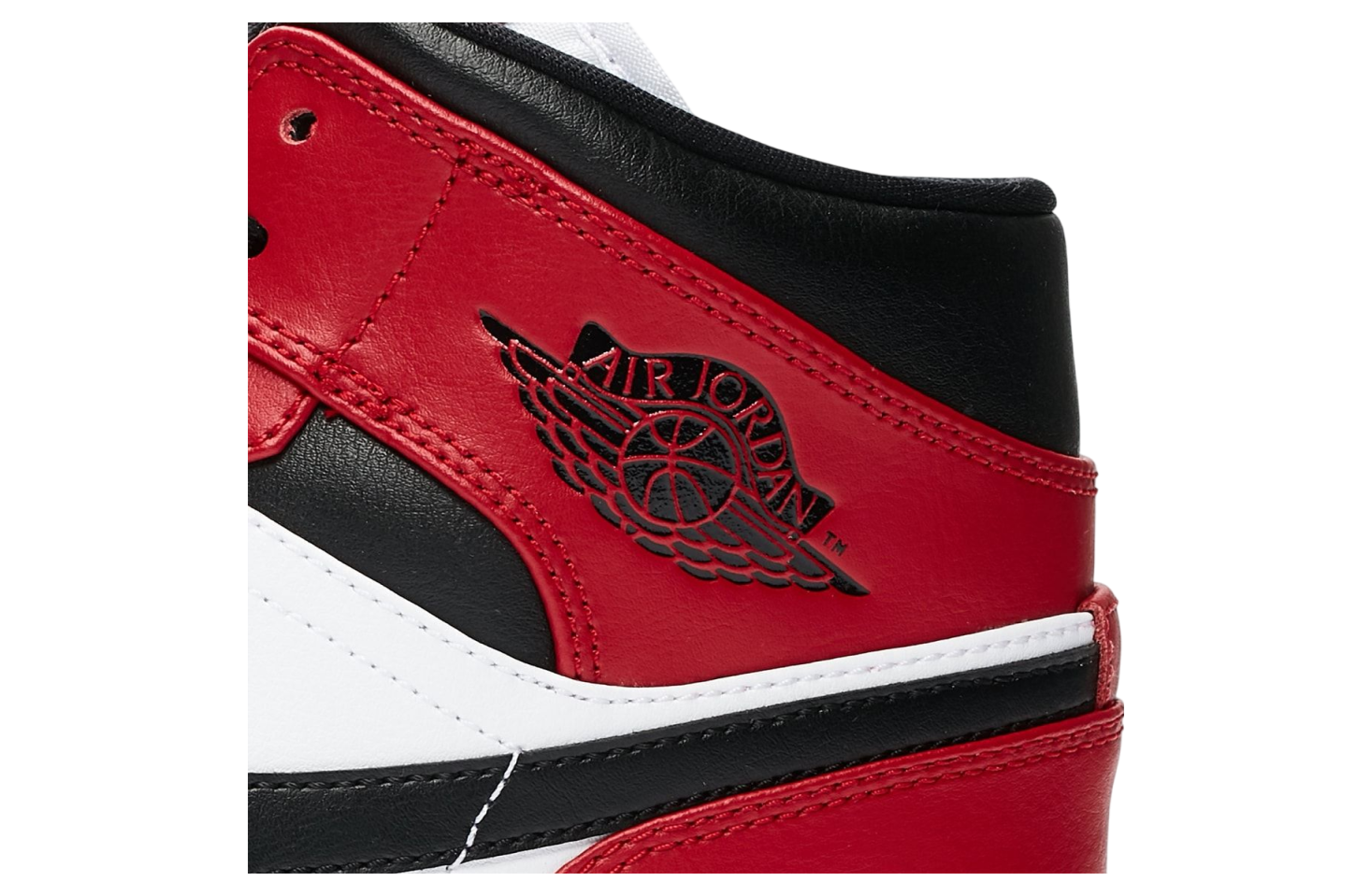 Air Jordan 1 Mid Chicago Toe