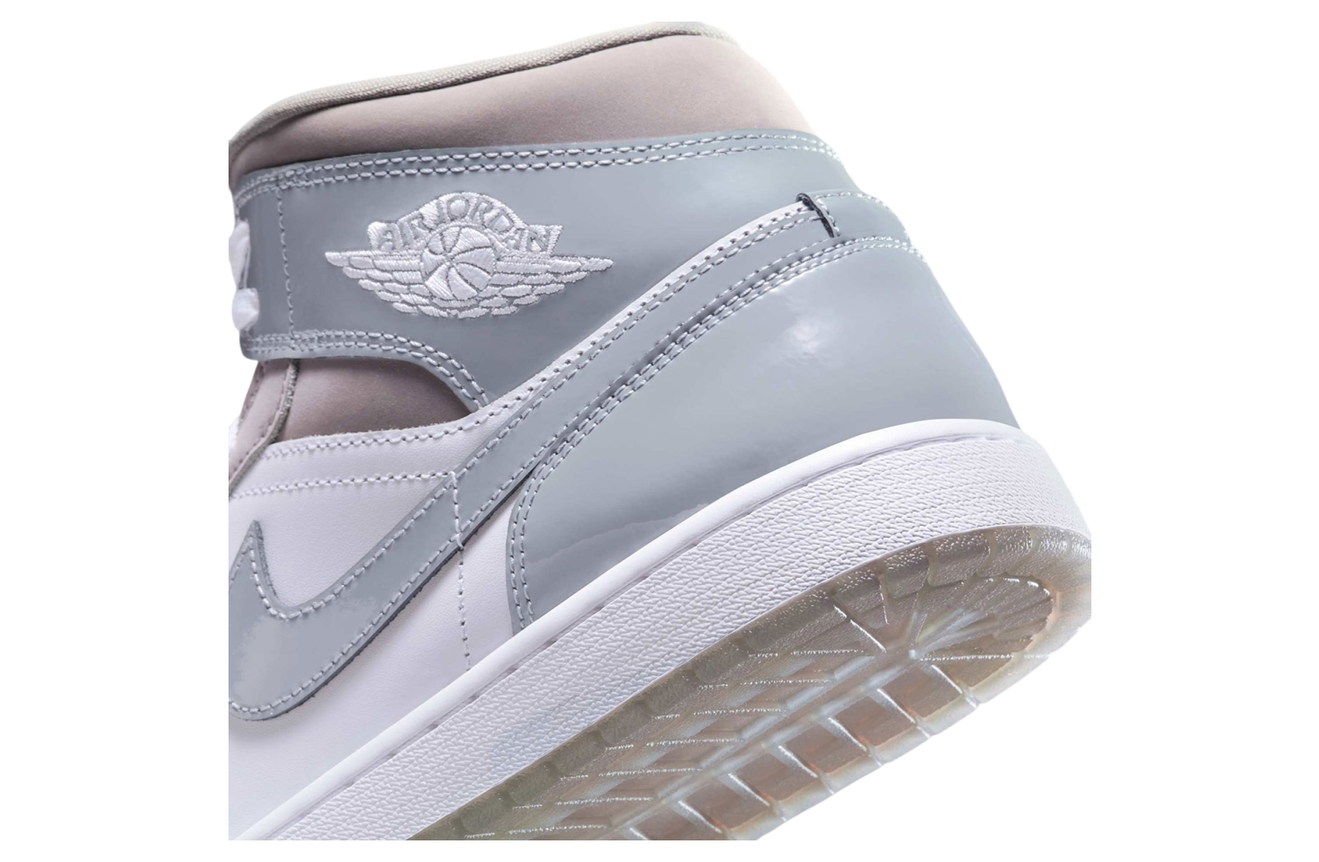 Air Jordan 1 Mid Cool Grey / White