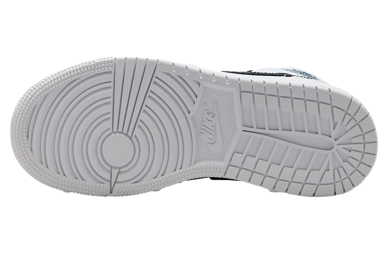 Air Jordan 1 Mid GS Black / Aura