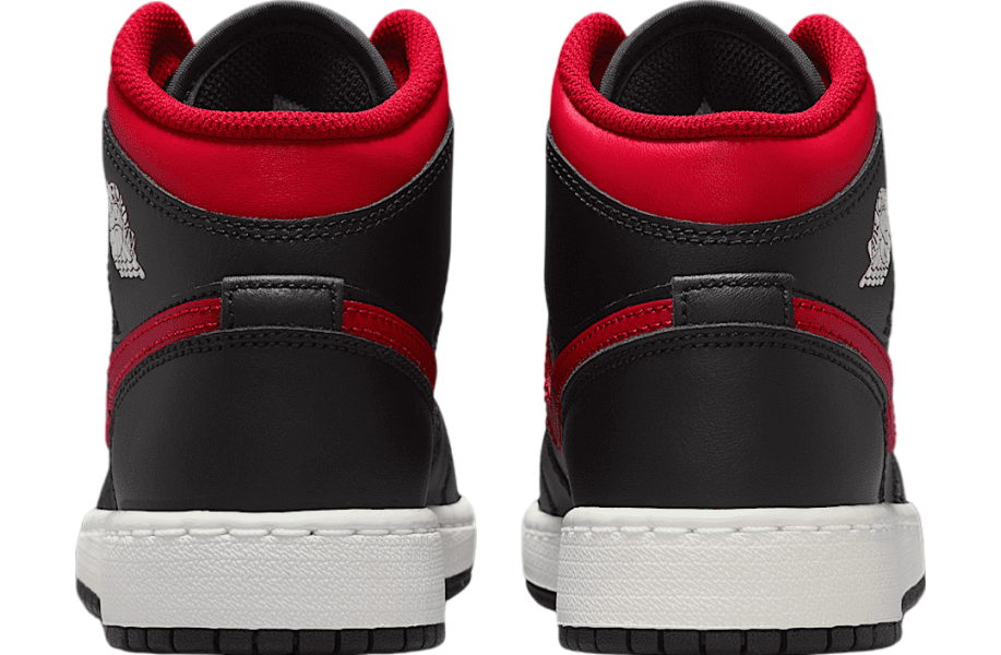 Air Jordan 1 Mid Gs Black / Summit White / Varsity Red