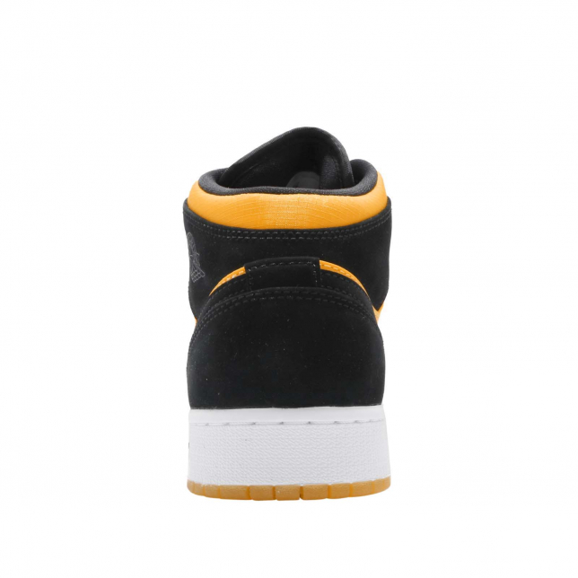 Air Jordan 1 Mid GS Black University Gold