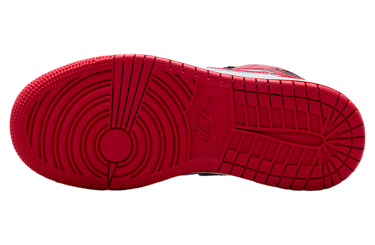 Air Jordan 1 Mid GS Black / White / Varsity Red