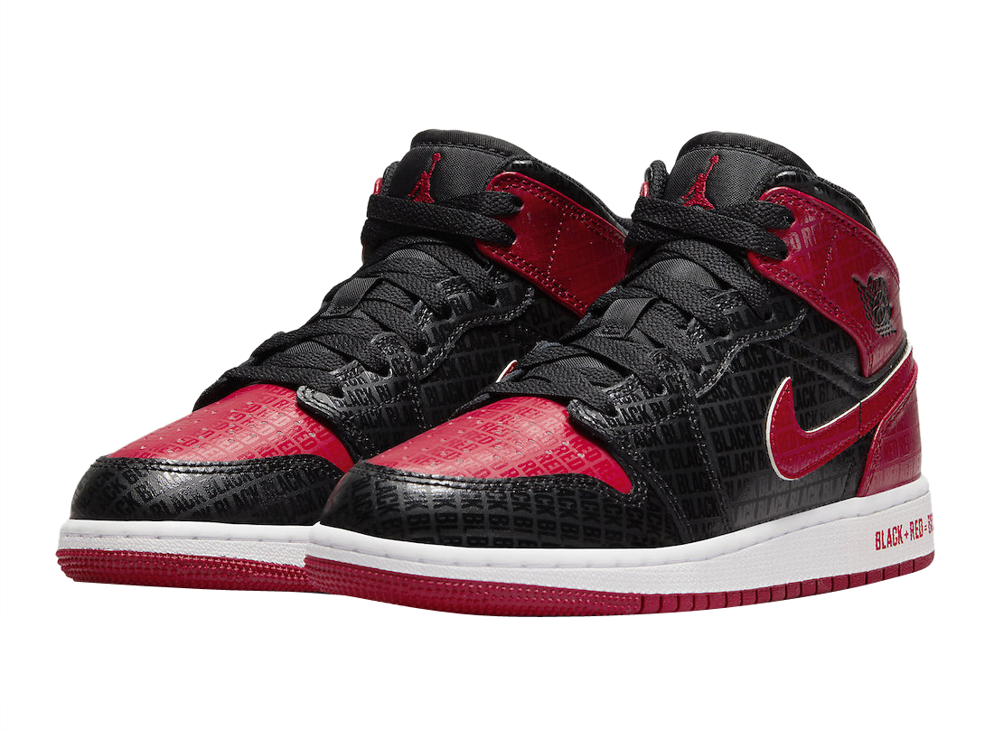 Air Jordan 1 Mid GS Bred 2022