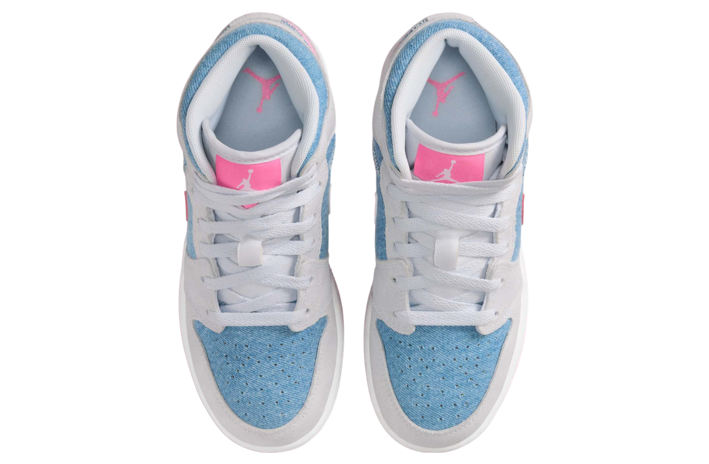 Air Jordan 1 Mid Gs Cobalt Bliss / White