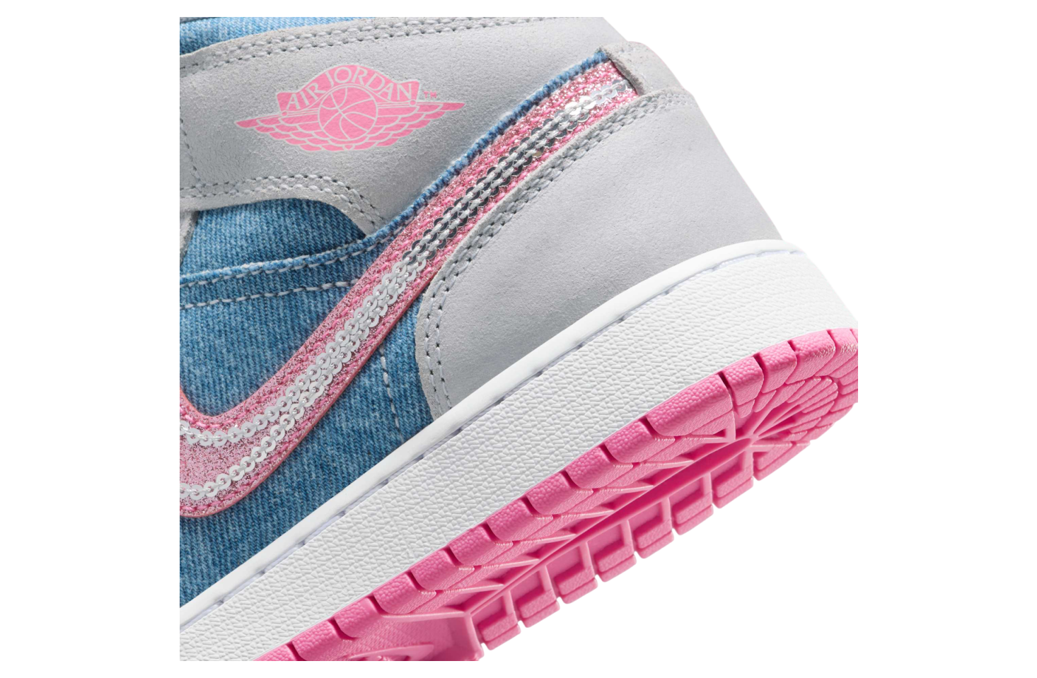 Air Jordan 1 Mid Gs Cobalt Bliss / White