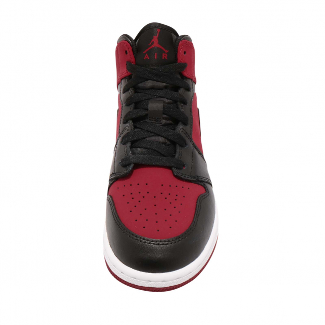 Air Jordan 1 Mid GS Gym Red Black 554725610