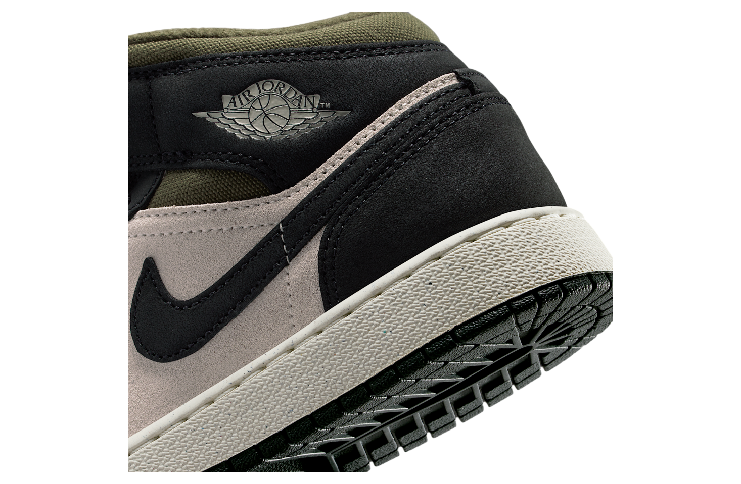 Air Jordan 1 Mid GS Light Orewood Brown / Medium Olive