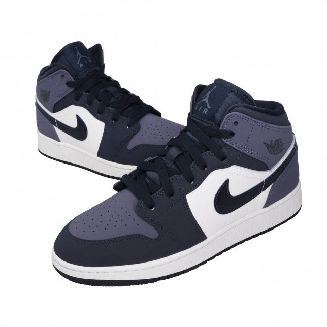 Air Jordan 1 Mid GS Obsidian