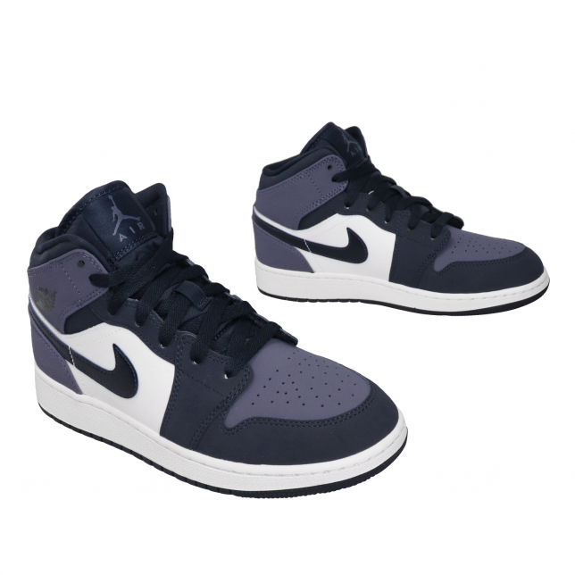 Air Jordan 1 Mid GS Obsidian