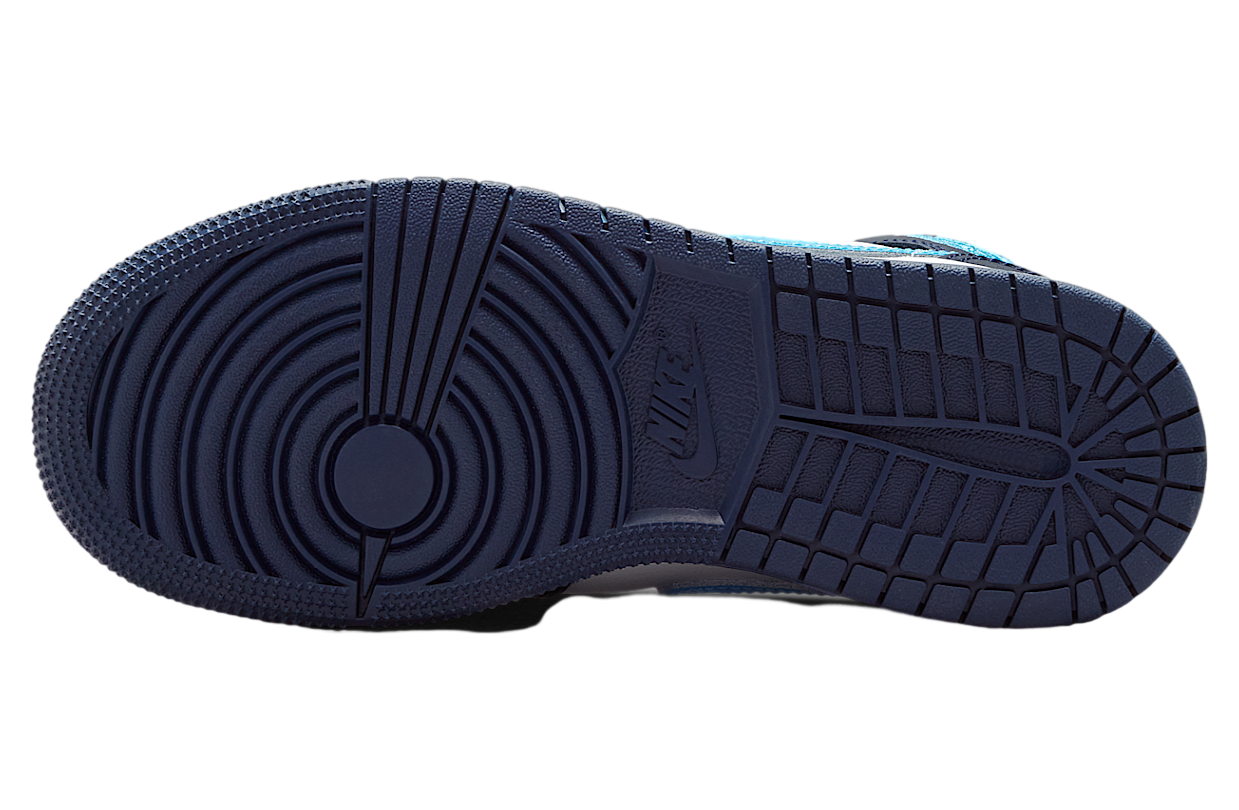 Air Jordan 1 Mid GS Obsidian / White