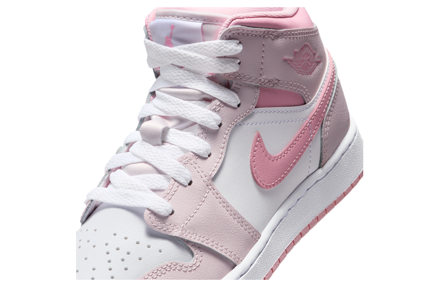 Air Jordan 1 Mid GS Pearl Pink / White - Sep 2025 - DQ8423-600