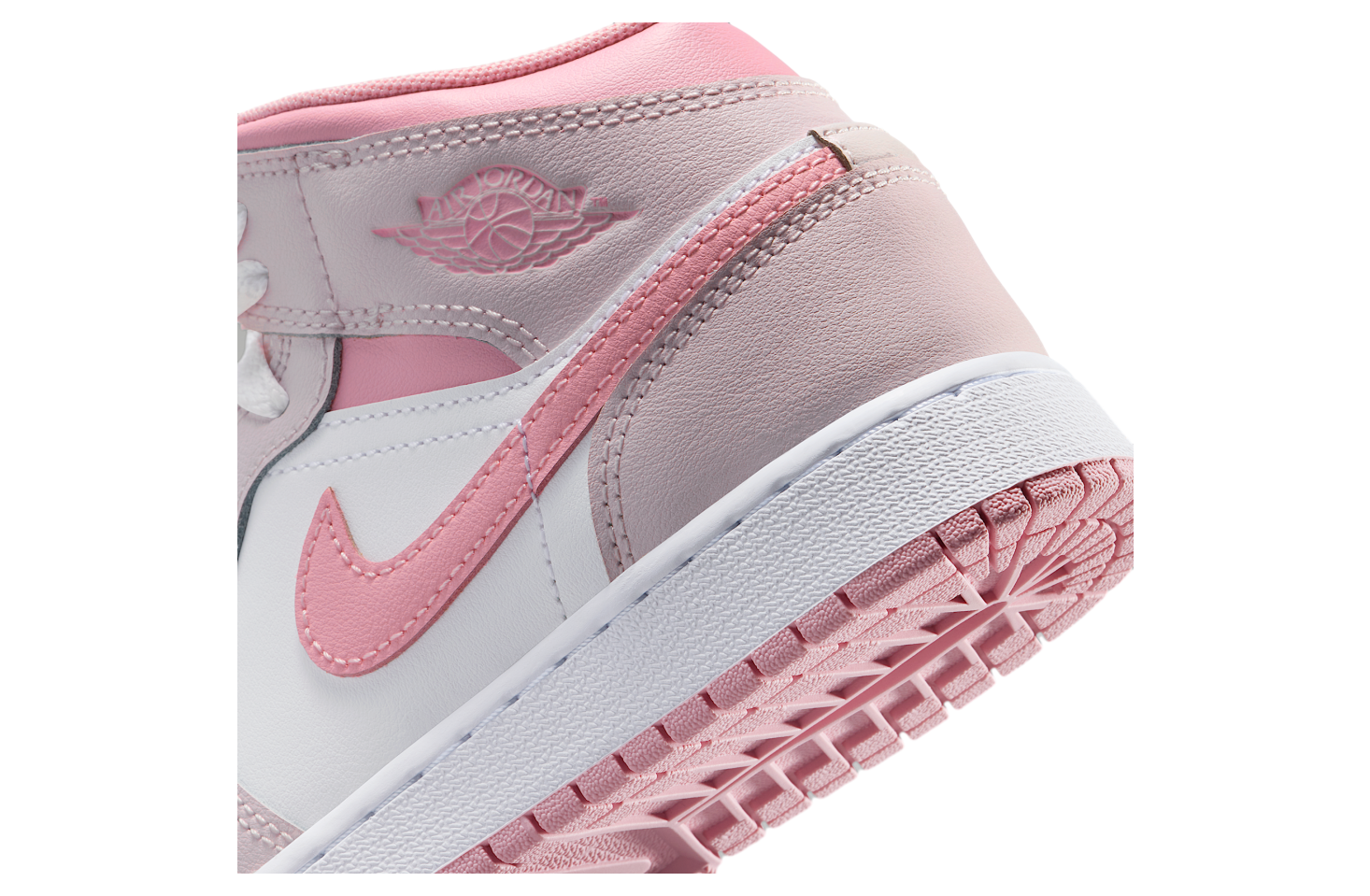 Nike Air Jordan 1 Mid ピンク/ホワイト NIKE AIR JORDAN 1 MID SE GS 