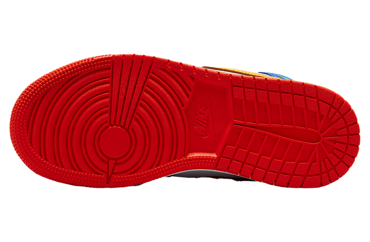 Air Jordan 1 Mid GS Racer Blue / Gold