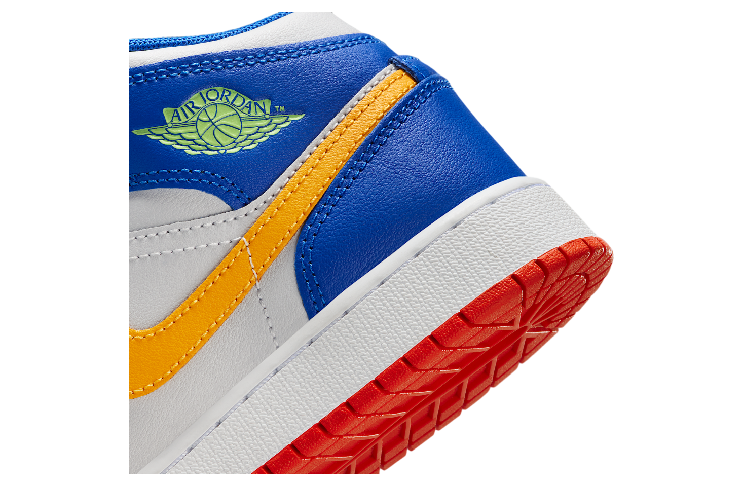 Air Jordan 1 Mid GS Racer Blue / Gold