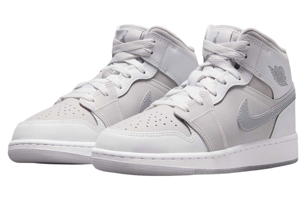 Air Jordan 1 Mid GS Summit White / Photon Dust