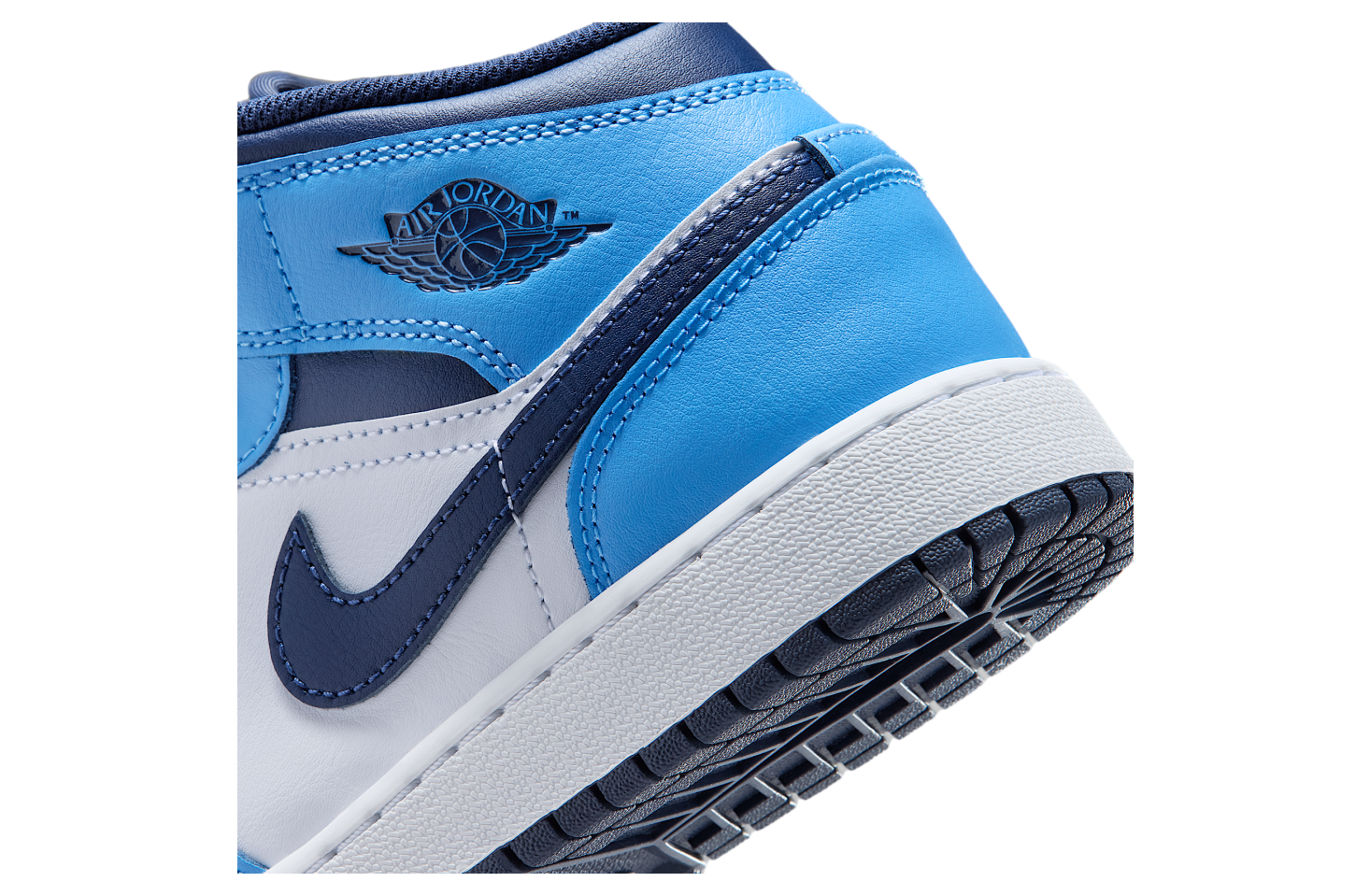 Air Jordan 1 Mid GS University Blue / White