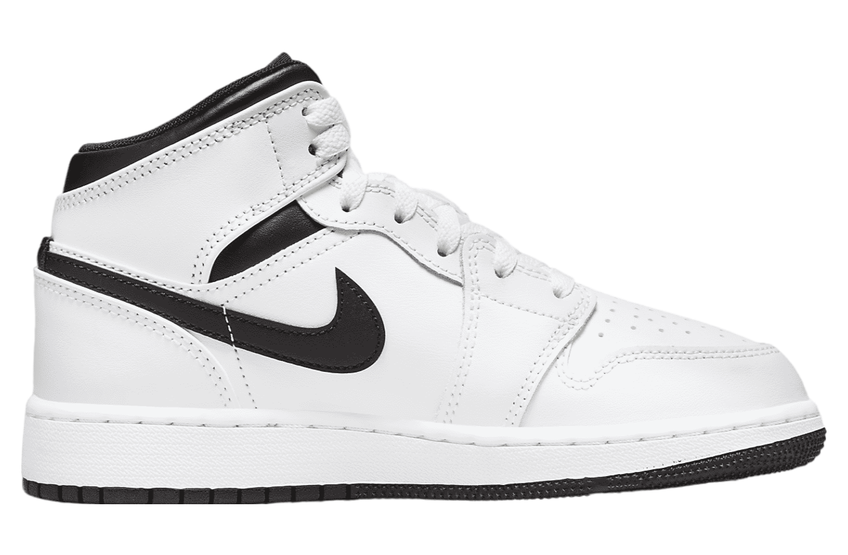 Air Jordan 1 Mid GS White / Black