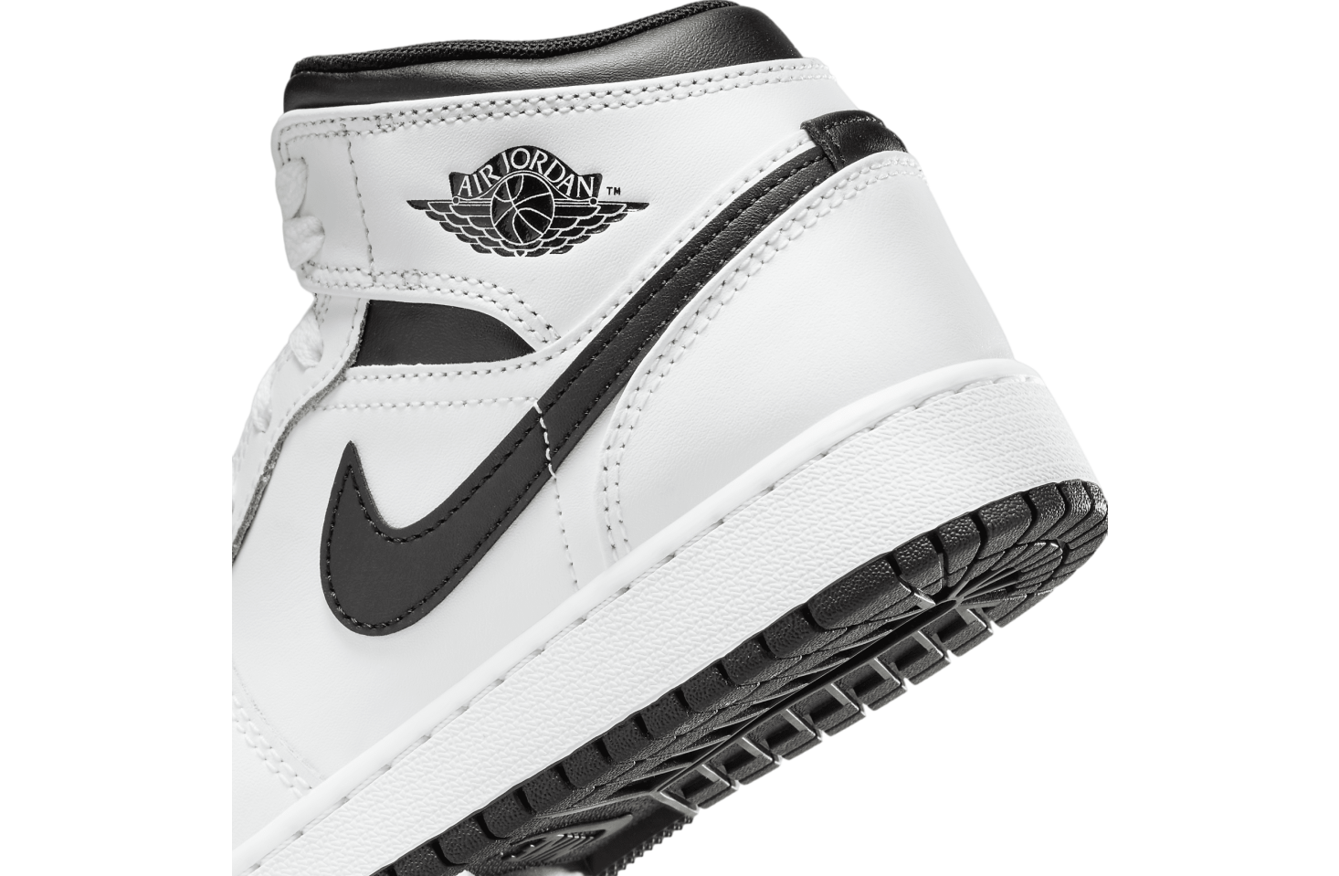 Air Jordan 1 Mid GS White / Black