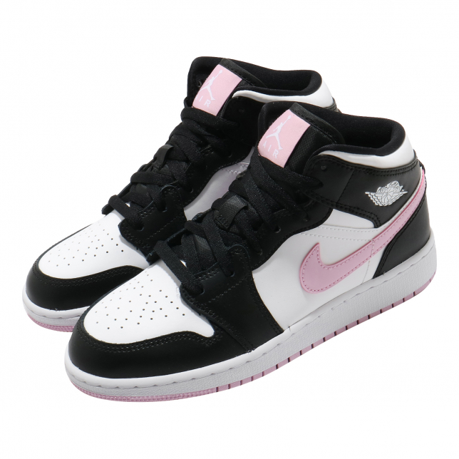 Pink black hotsell and white 1s