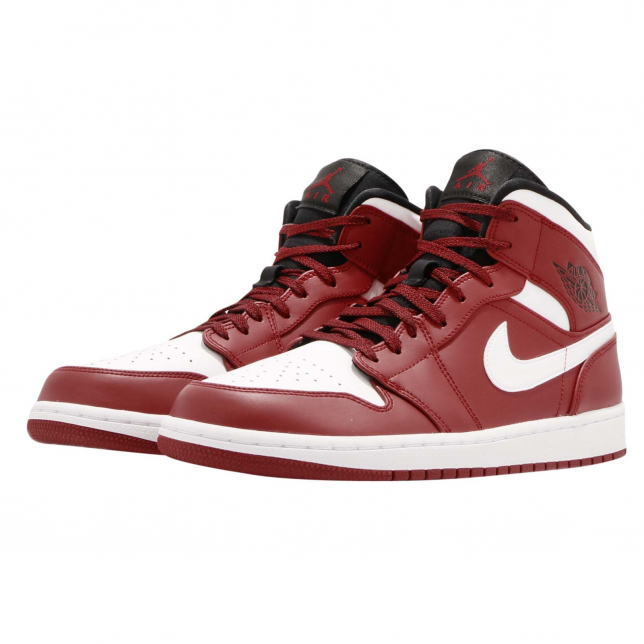 Air Jordan 1 Mid Gym Red White