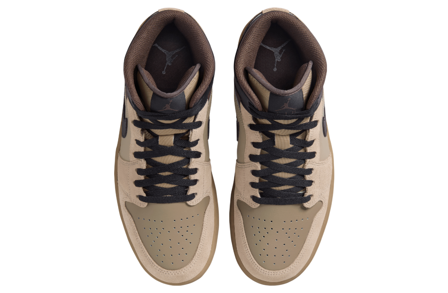 Air Jordan 1 Mid Khaki / Baroque Brown