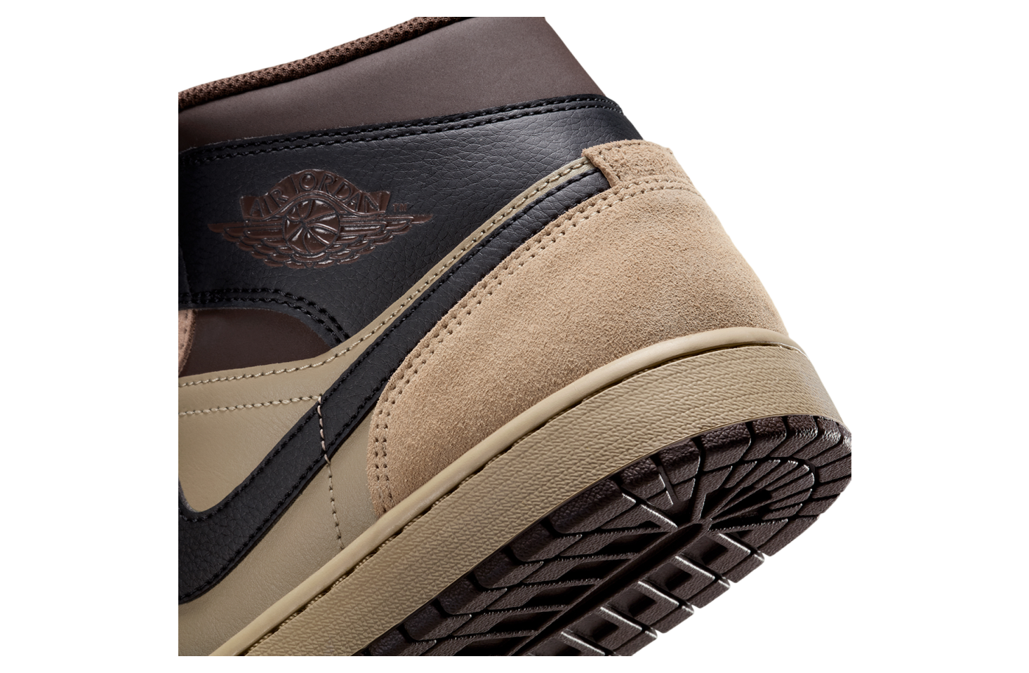 Air Jordan 1 Mid Khaki / Baroque Brown